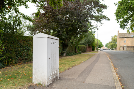 Stock image of an example street cabinet to demonstrate FTTC broadband connections